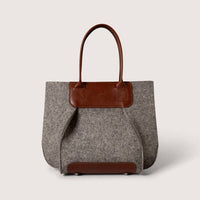 Frankie Merino Wool Midi - Ash Brown Sienna