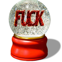 F**K snow globe