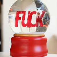 F**K snow globe