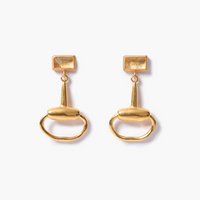 HORSEBIT DROP EARRINGS