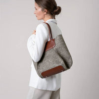 Frankie Merino Wool Midi - Ash Brown Sienna