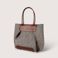 Frankie Merino Wool Midi - Ash Brown Sienna