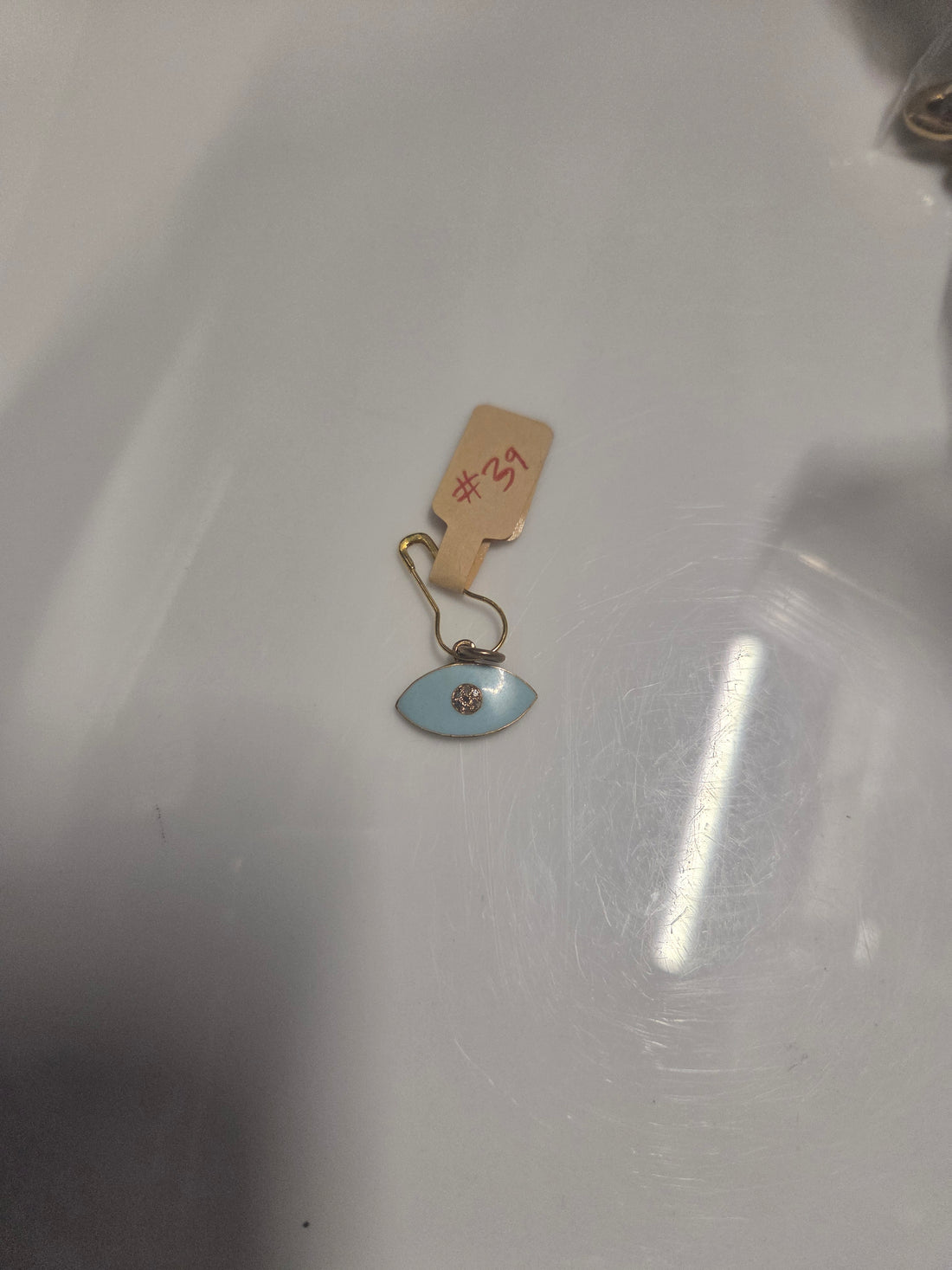 #39 TURQ EYE DIAMONDS