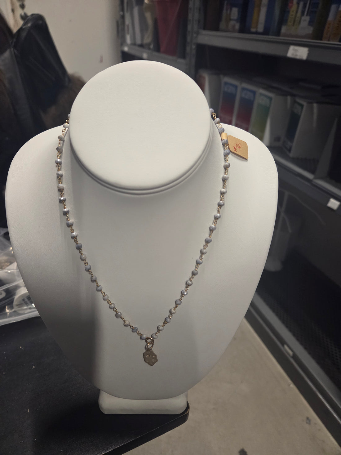 #30 SILVERITE WITH DIAMOND PENDANT