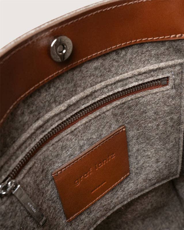 Frankie Merino Wool Midi - Ash Brown Sienna