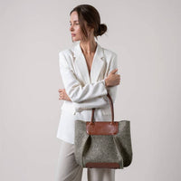 Frankie Merino Wool Midi - Ash Brown Sienna