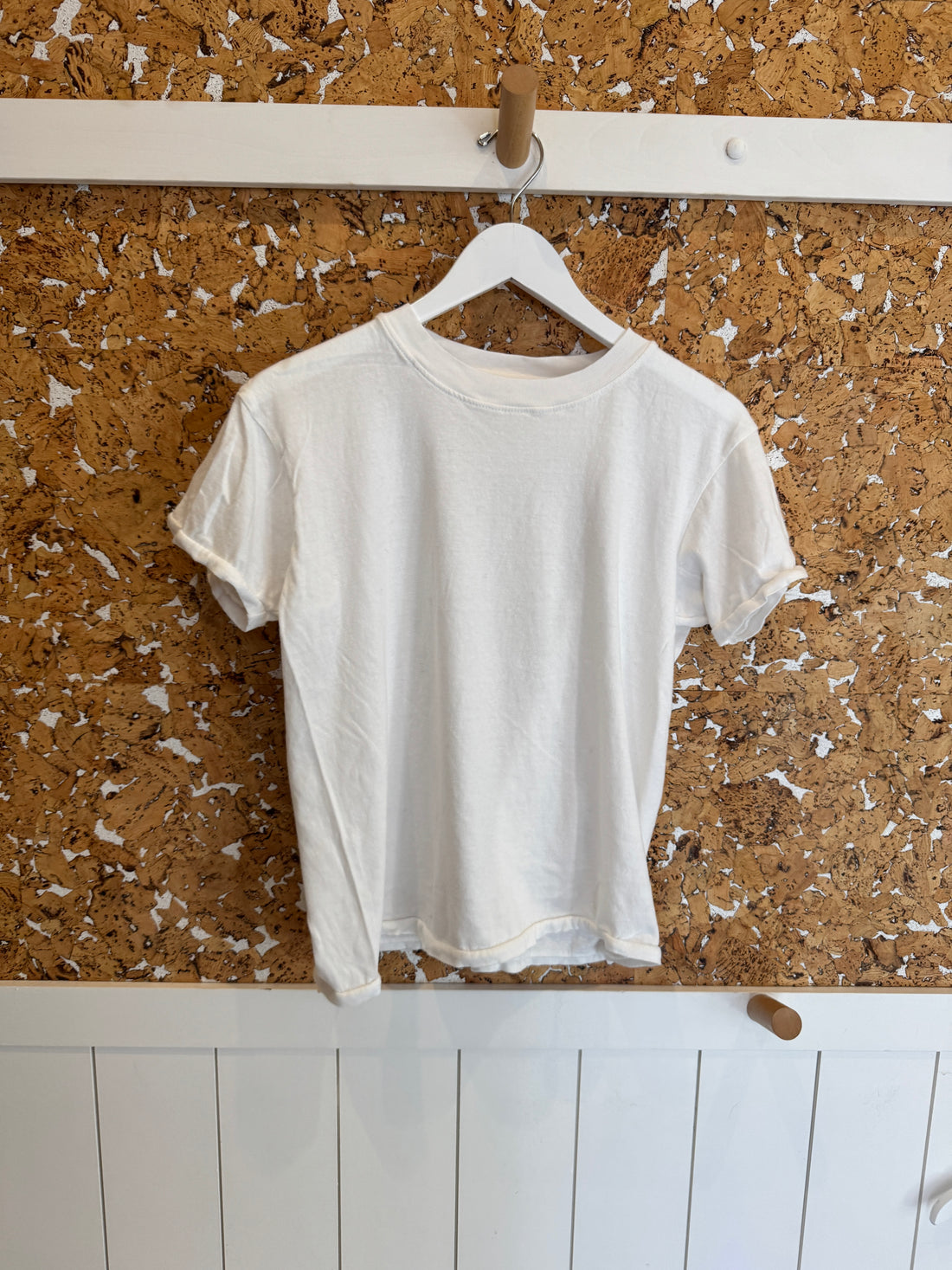 BOXY WHITE TEE