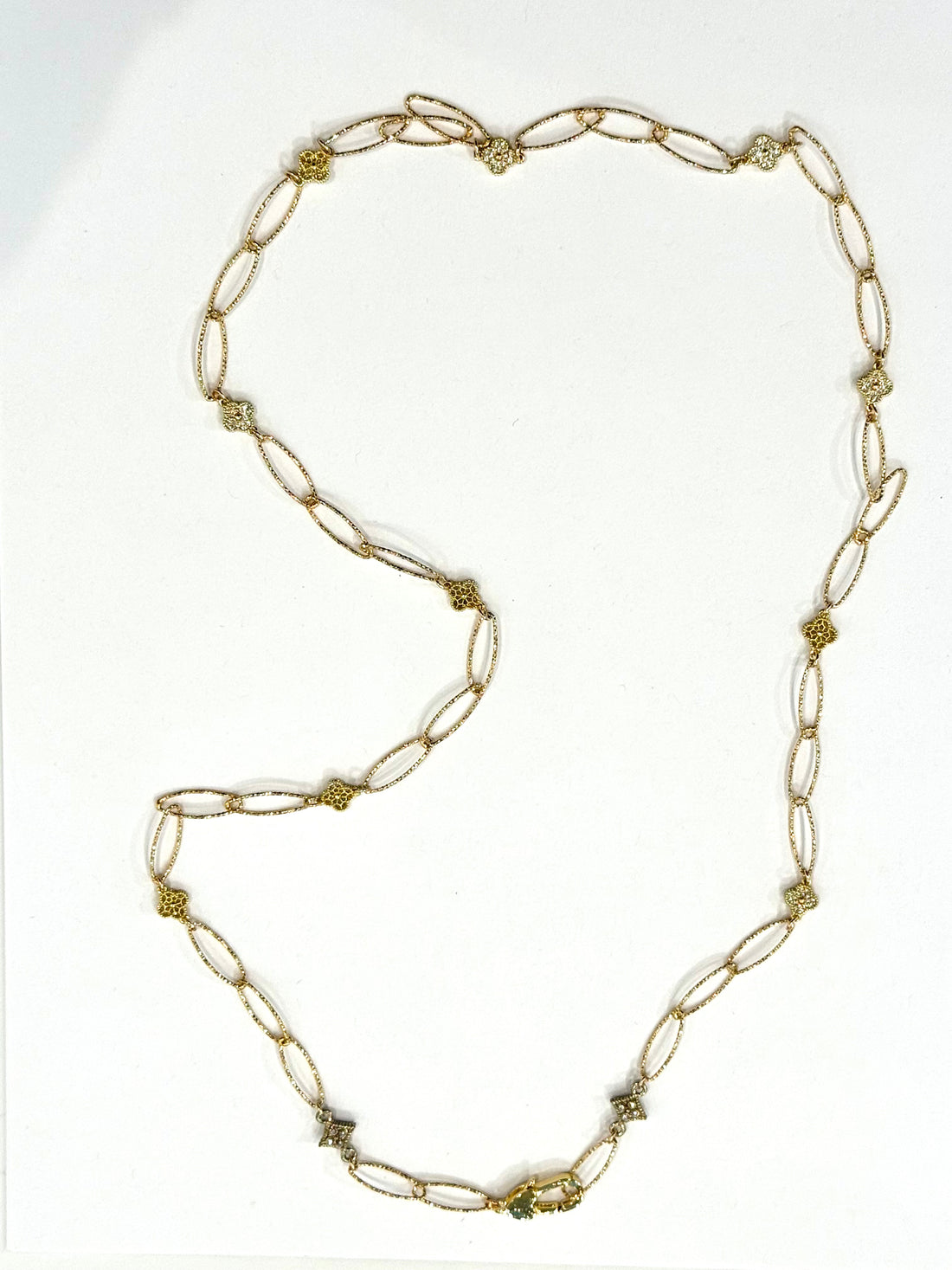 FLOWER NEVERBREAK CZ GOLD