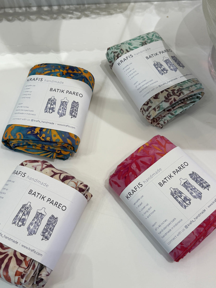 Krafis Hand Stamped Sarong