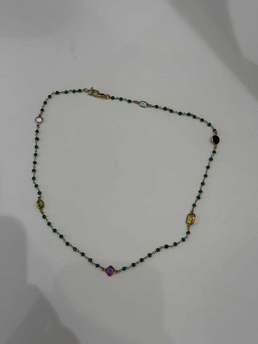 MINI ANNA GREEN & SEMIPRECIOUS STONES