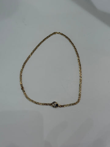 ABIGAIL DIAMOND LOCK GOLD CHAIN