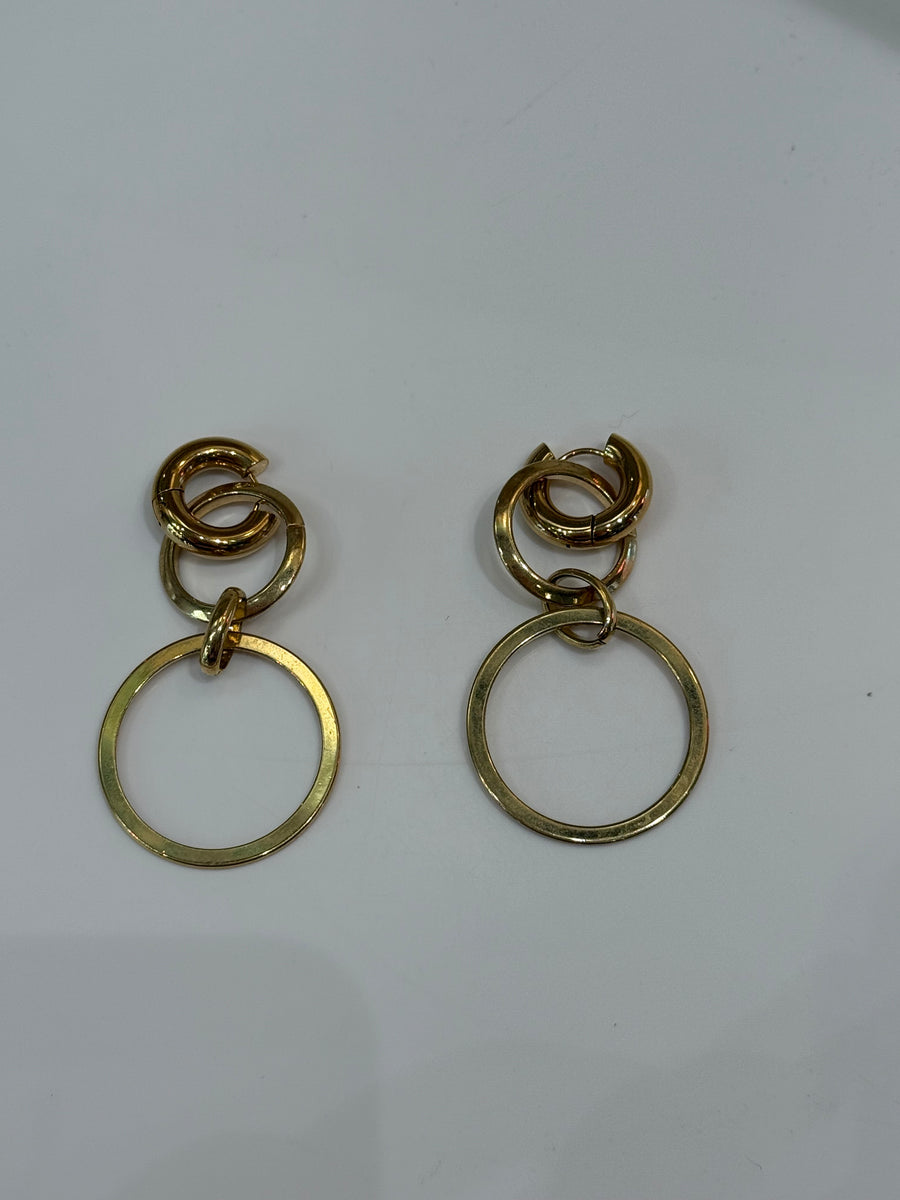 DOUBLE HOOP EARRINGS