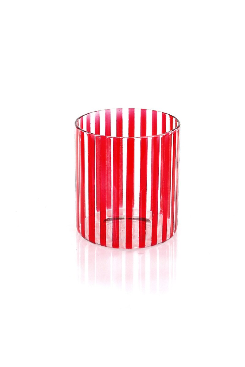 Striped Holiday Votive