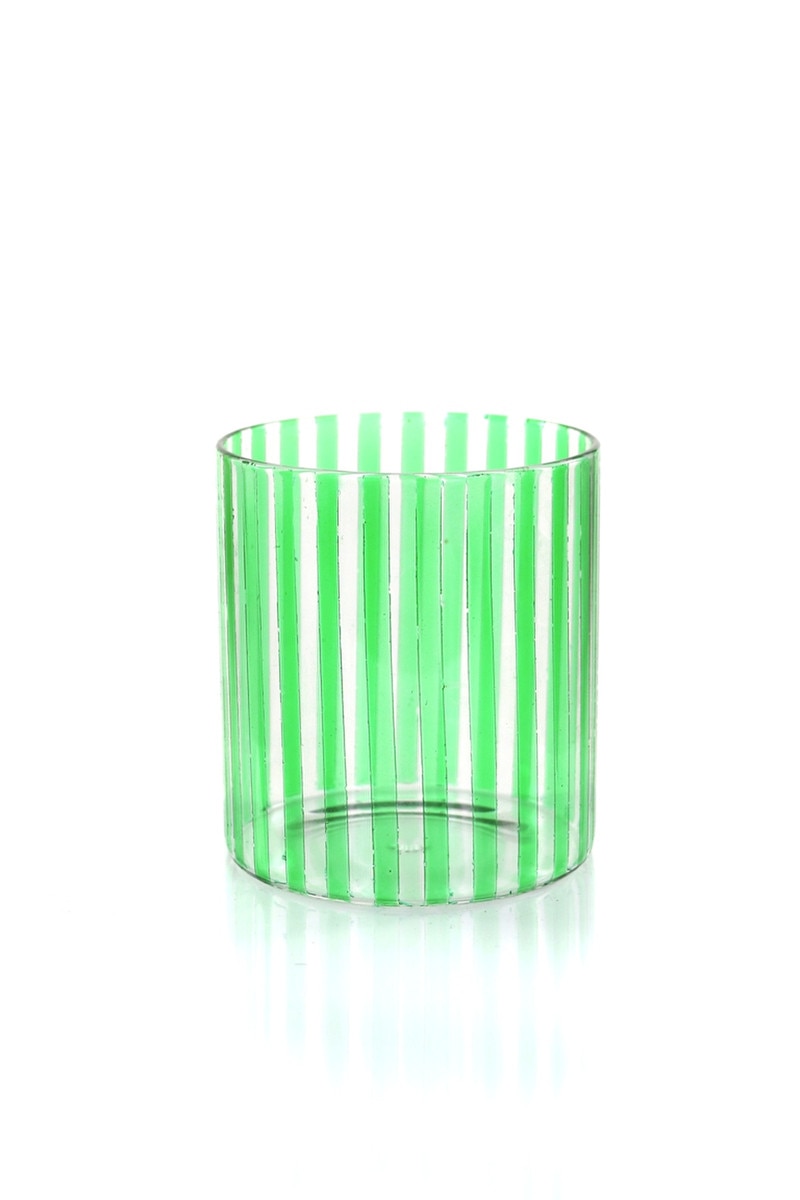 Striped Holiday Votive