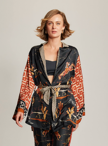 LUCIA KIMONO BELTED JACKET