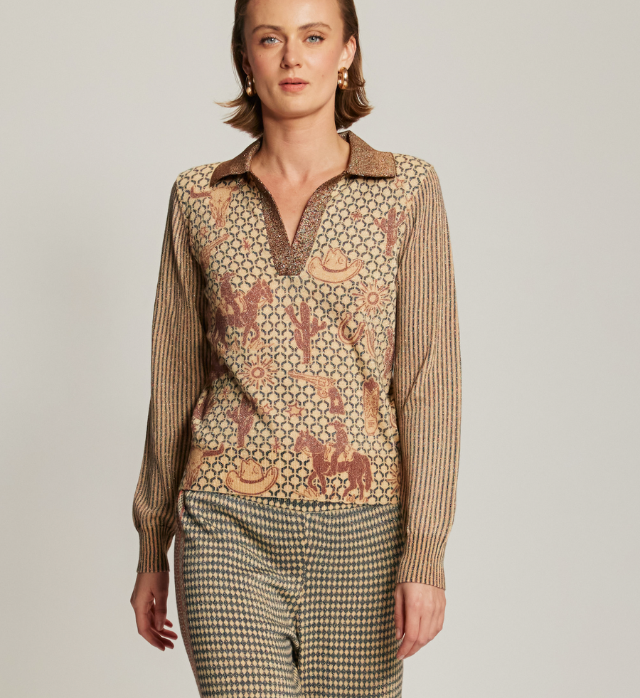 MILLIE POLO KNIT