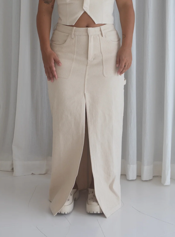 Canvas Cargo Skirt C*