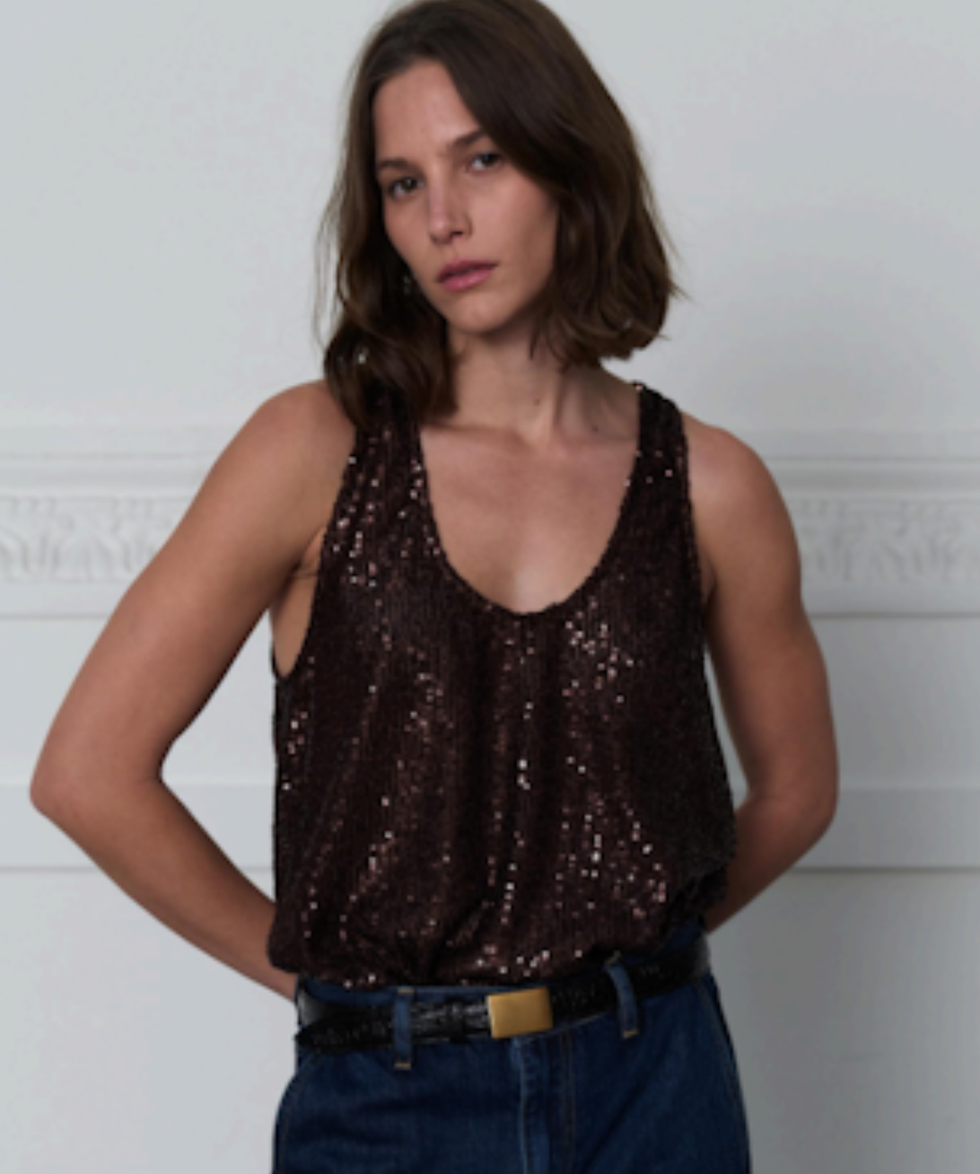 SELMA SEQUIN TANK