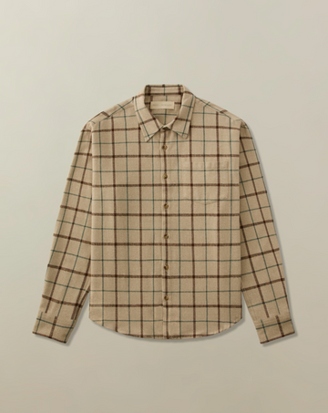 MEN'S ACCORD SHIRT IN ORGANIC COTTON JAPANESE FLANNEL