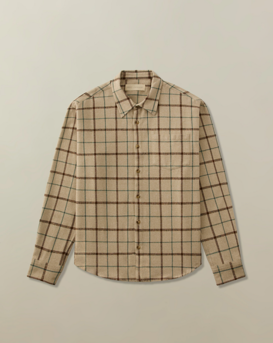 MEN'S ACCORD SHIRT IN ORGANIC COTTON JAPANESE FLANNEL