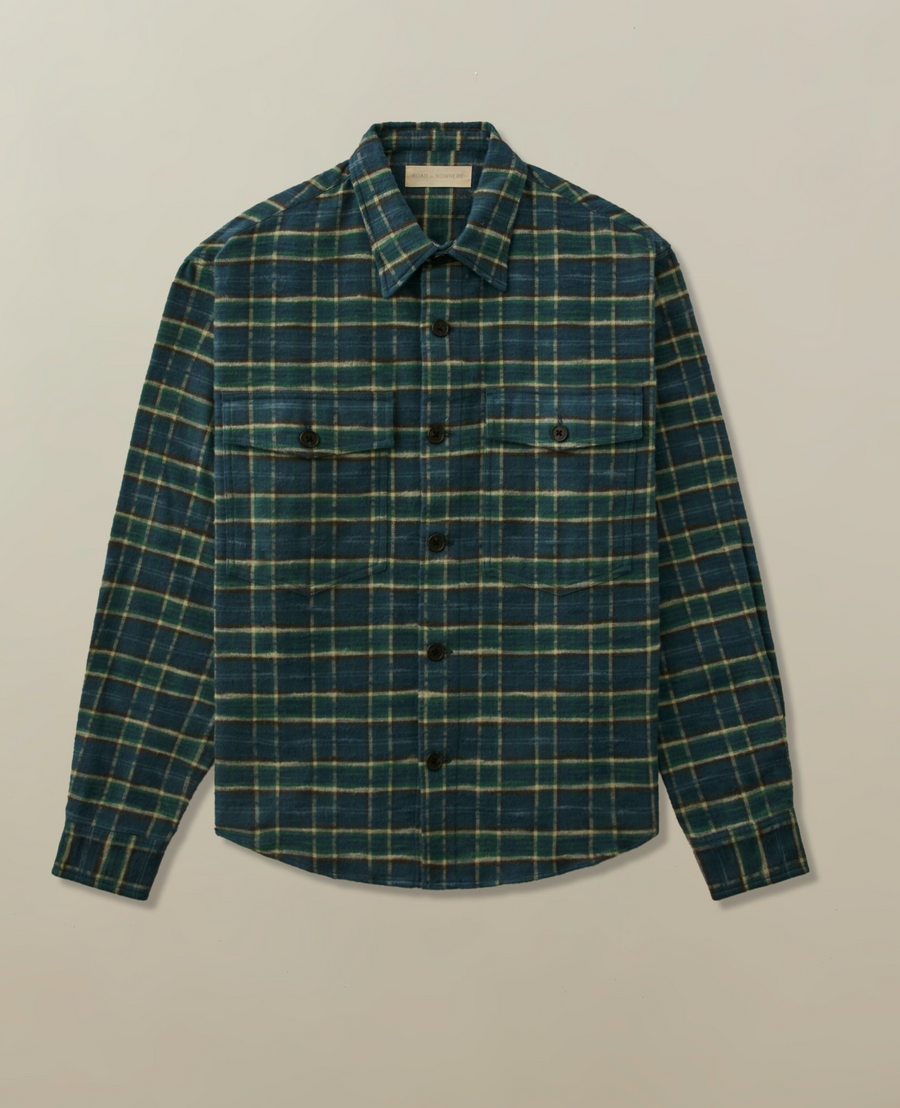 NOAH OVERSHIRT IN ORGANIC COTTON JAPANESE FLANNEL