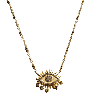 CLEO DIAMOND CONNECTOR NECKLACE