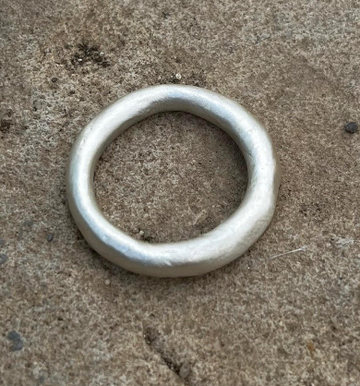 SILVER STACKER RING C*