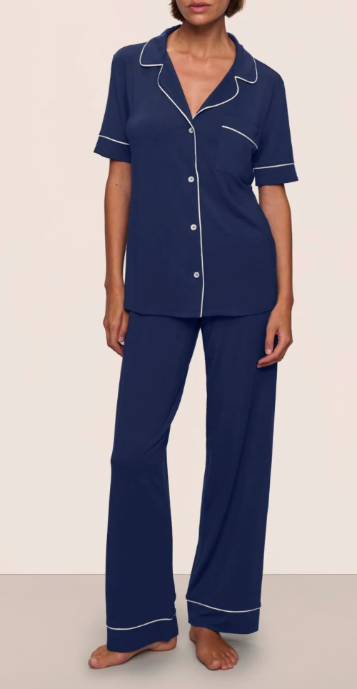 GISELE SHORT SLEEVE LONG PANTS PJ SET