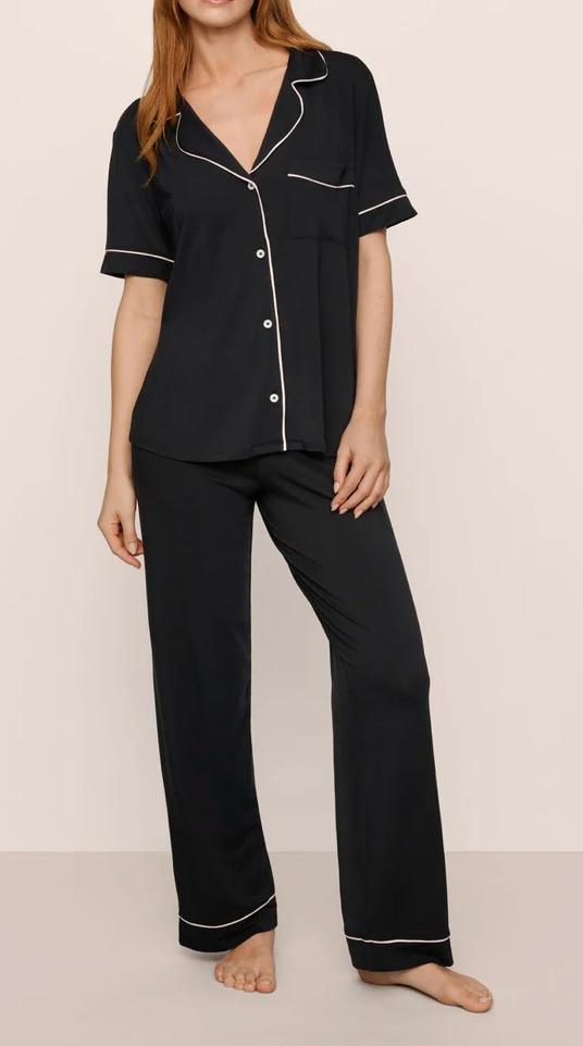 GISELE SHORT SLEEVE LONG PANTS PJ SET