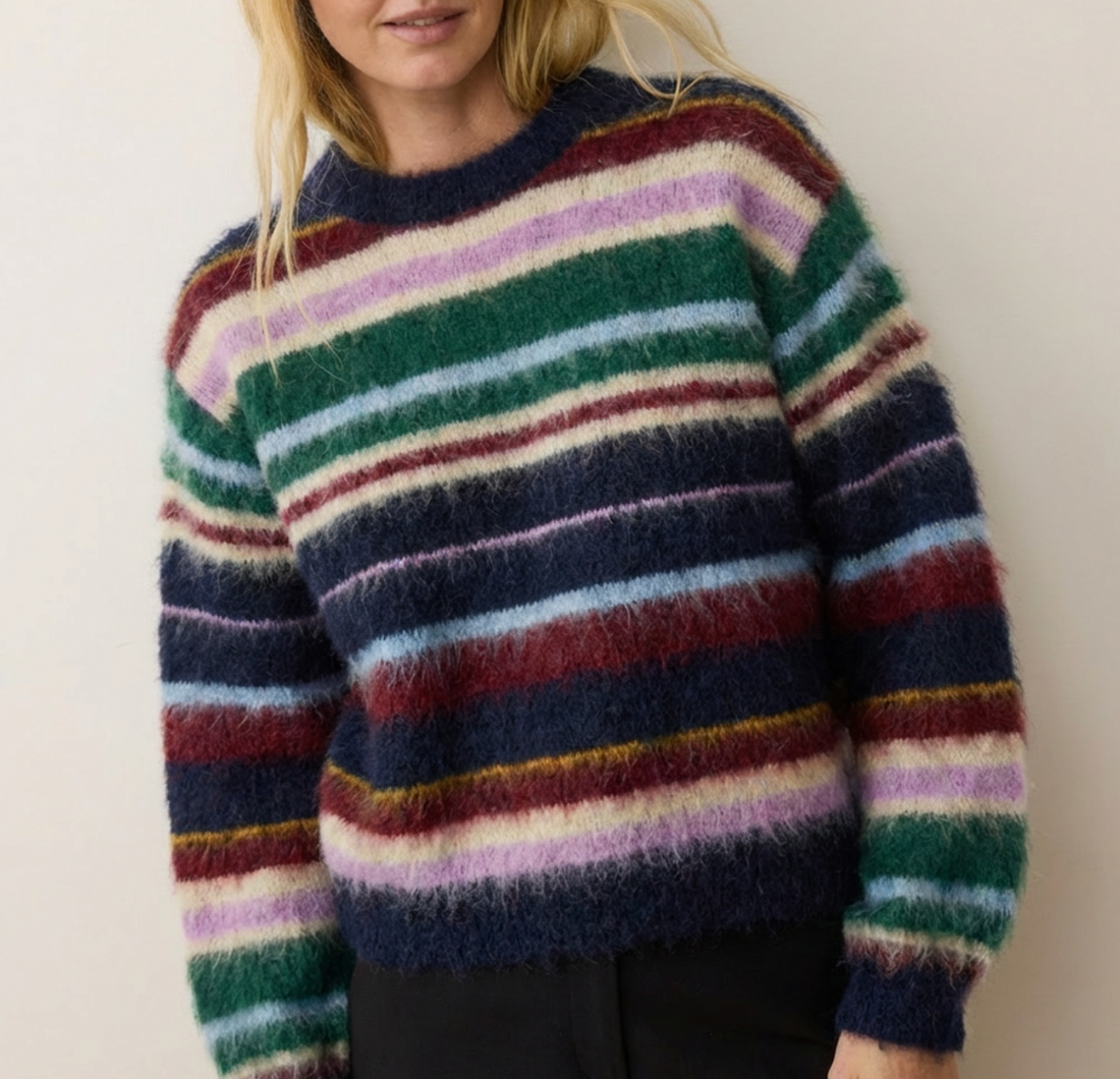 Suri Alpaca Crewneck Sweater