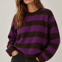 BRUSHED STRIPE CREW