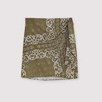 WATERLILY BANDANA PRINT SKIRT
