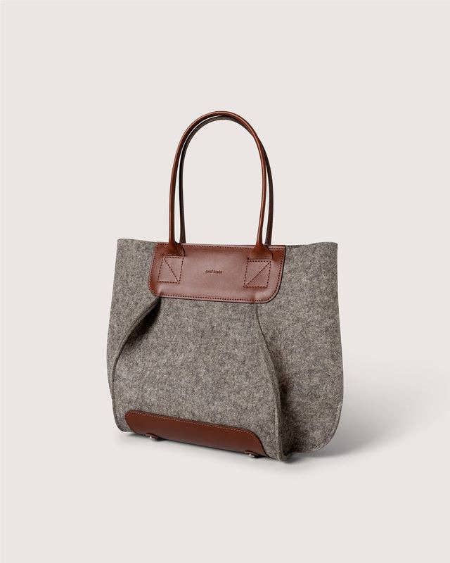 Frankie Merino Wool Midi - Ash Brown Sienna