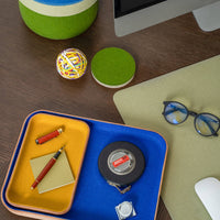 Kawabon Leather/Merino Wool Small Tray FLAX