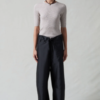 TECHNO TAFFETA BARREL PANT