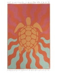 SUNSET TURTLE - LG beach towel