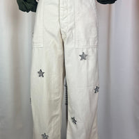 EMBELLISHED UTILITY PANTS C*