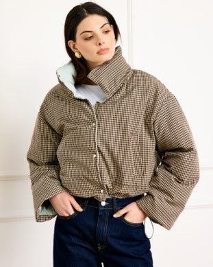 ESTELLE REVERSIBLE PUFFER JACKET