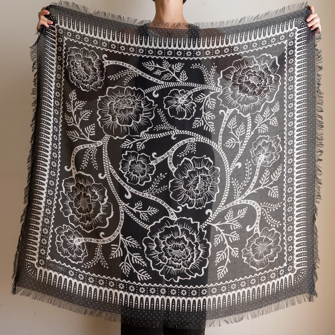 Oversize Fringe Bandana