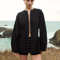 PINCH WAIST CARDIGAN