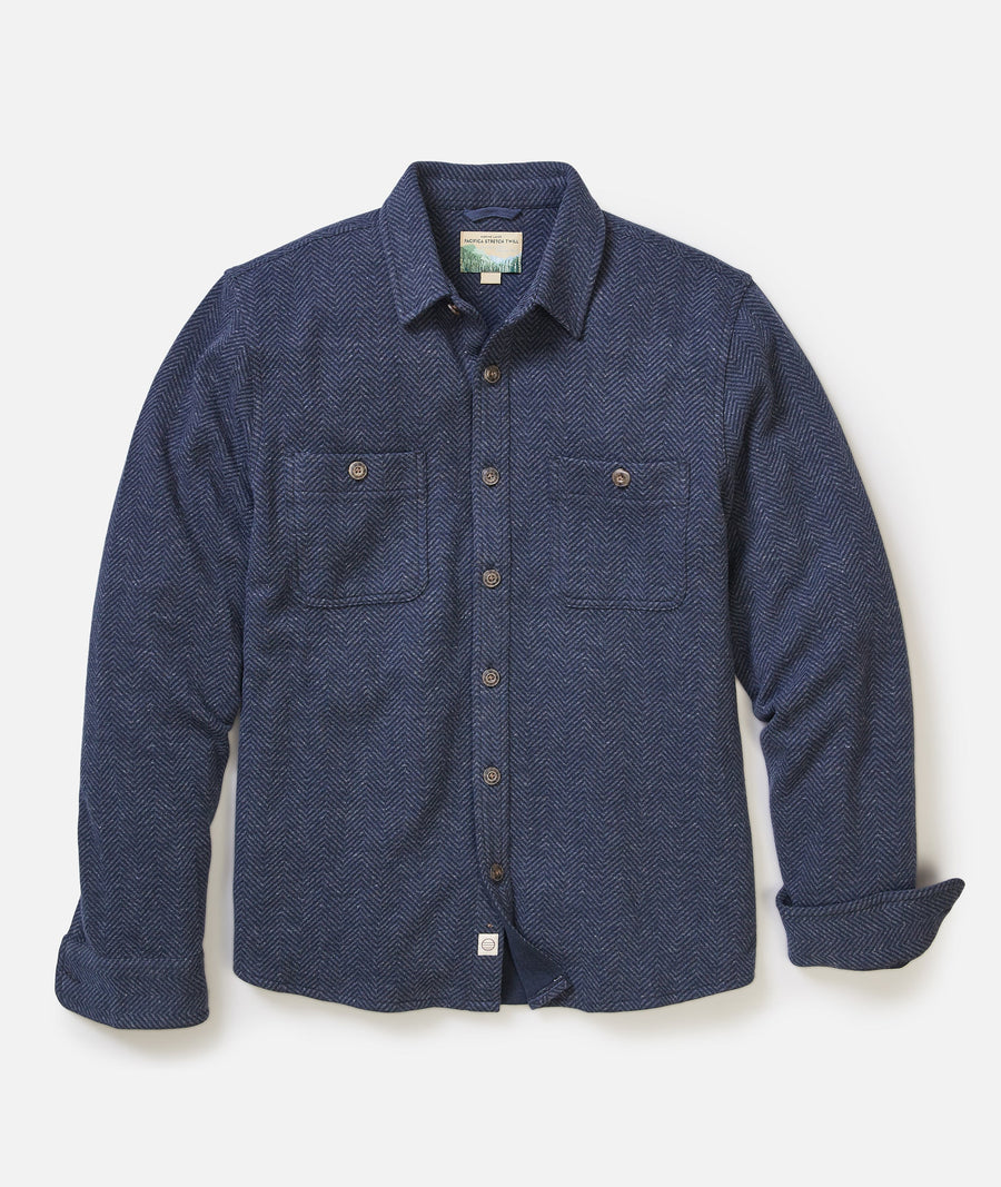 PACIFICA STRETCH TWILL OVERSHIRT