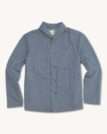 SHEPHERD SHIRT IN INDIGO HICKORY STRIPE C*