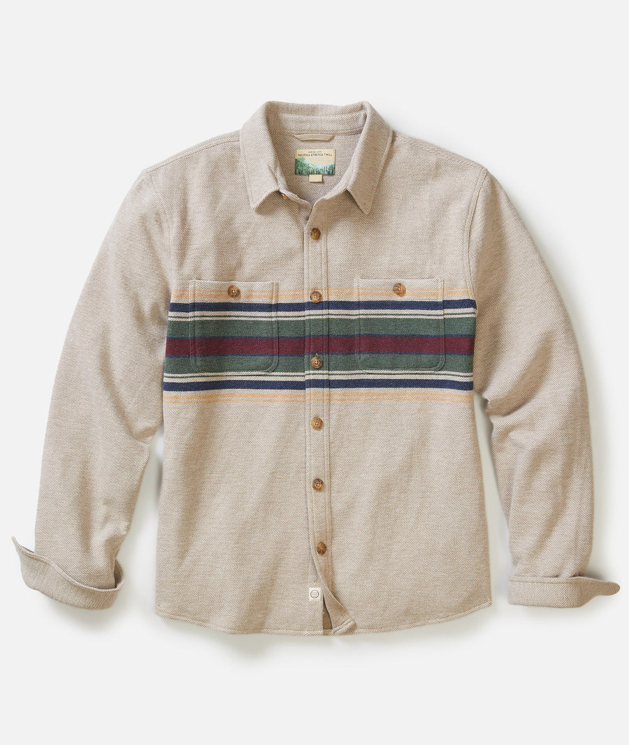 PACIFICA STRETCH TWILL OVERSHIRT
