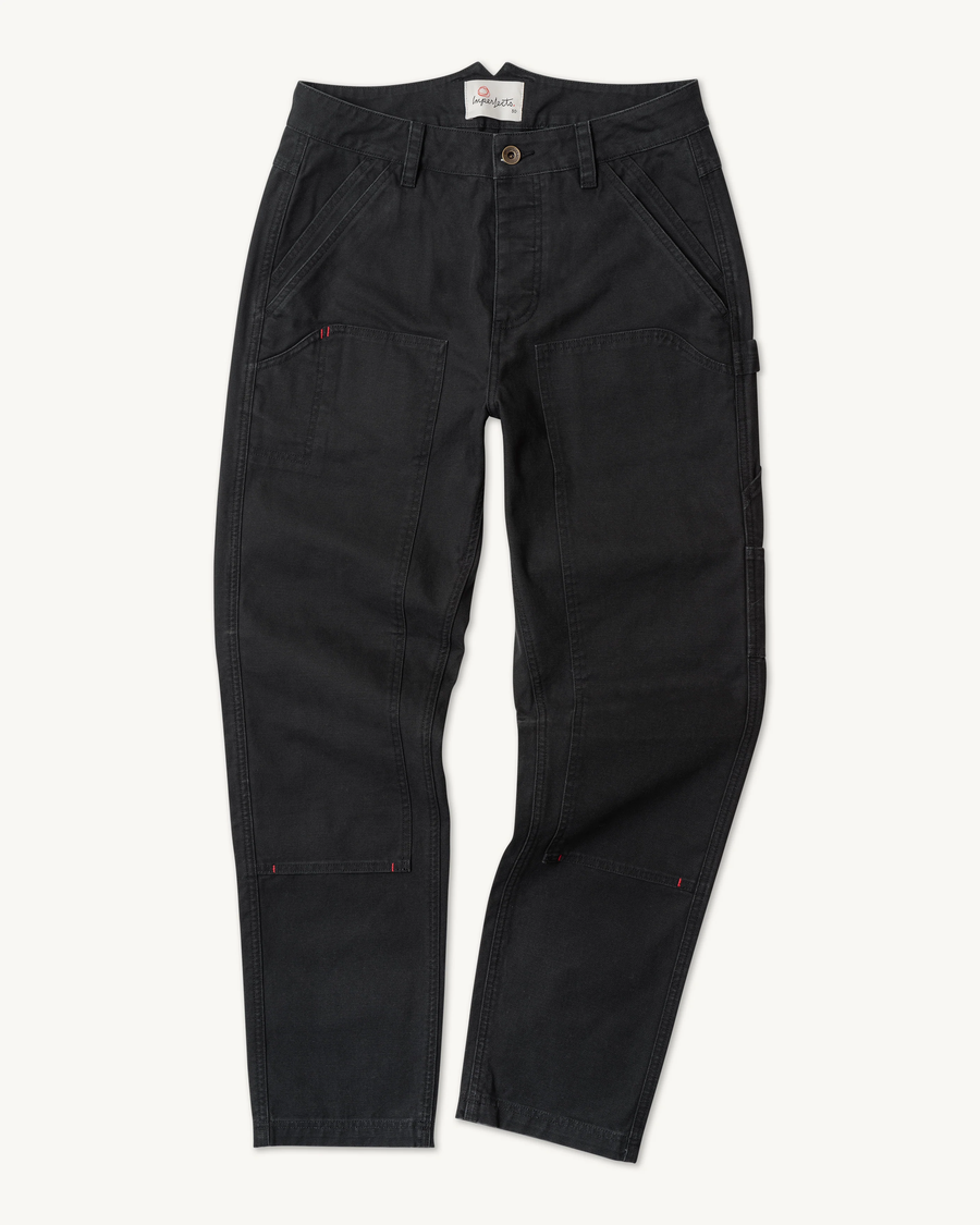 DUNGAREE PANT IN CRAFT CANVAS C*