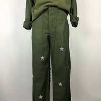 EMBELLISHED UTILITY PANTS C*