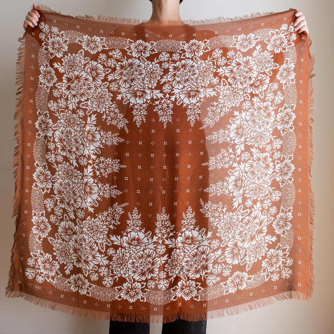 Oversize Fringe Bandana