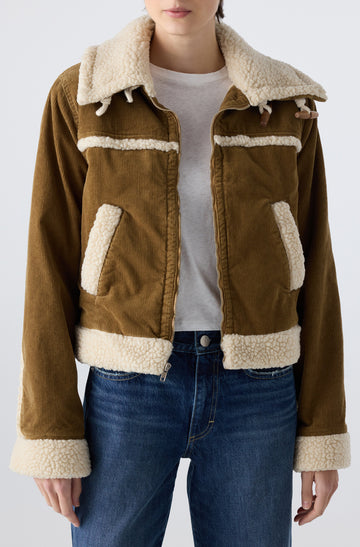 Betty Shearling & Corduroy Jacket