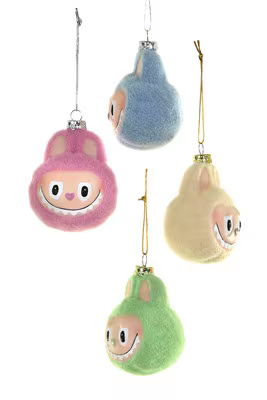 FUZZY MONSTER FACE ORNAMENT