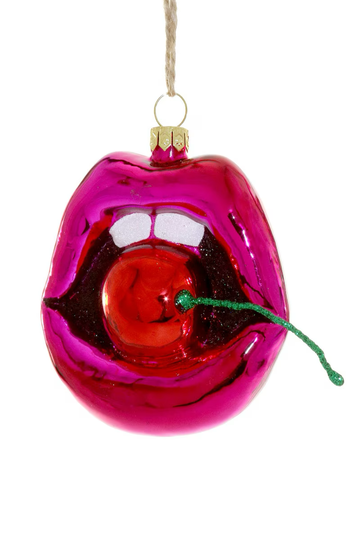 CHERRY LIPS ORNAMENT
