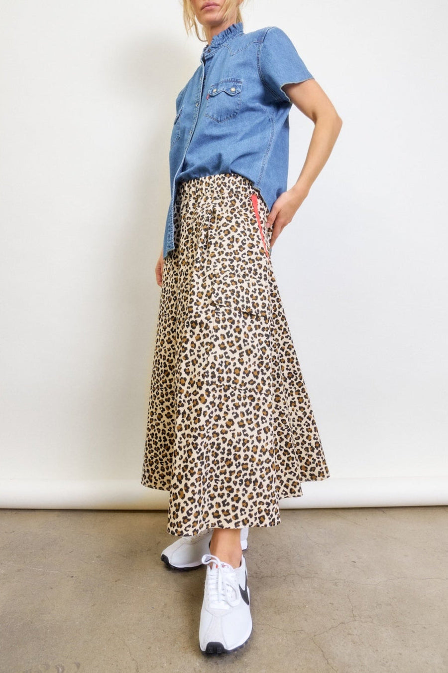 LE CARGO SKIRT - cheetah C*